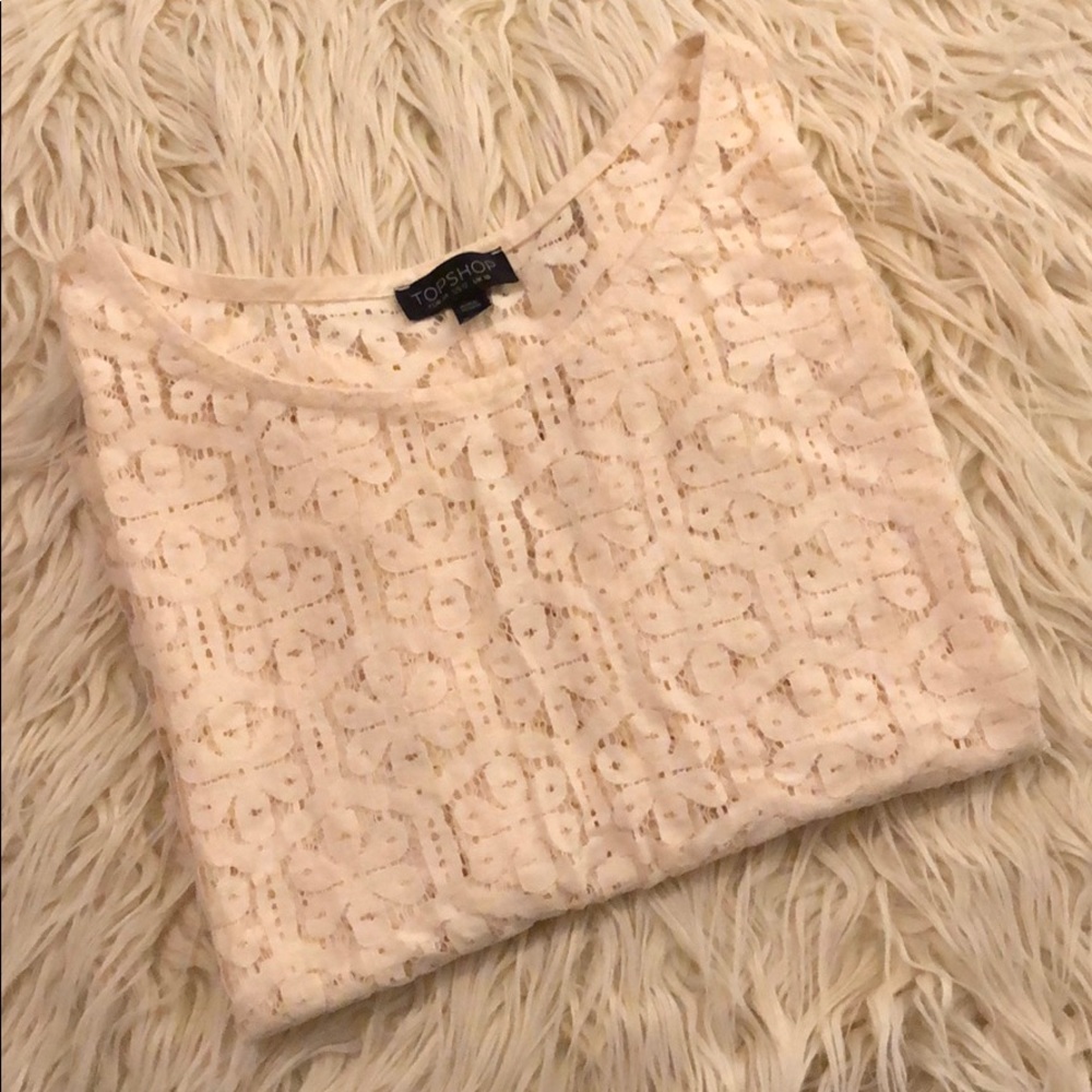 Topshop Lace Top